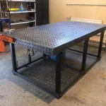 Сварочный стол 2250х1200 из 8 мм борт 100