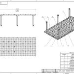 Сварочный стол 3000х1500 из 8 мм борт 100