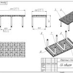 Сварочный стол 2250х1200 из 8 мм борт 100